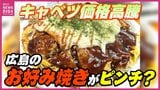 「お好み焼きはボリュームが命！」広島のソウルフードがキャベツ高騰でピンチ！？お好み焼き店にも外国人観光客増加で追い風も|TBS NEWS DIG