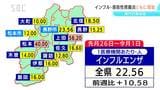 長野県内のインフルエンザ患者数は1医療機関あたり22.56人で増加 感染性胃腸炎の感染者は5週連続で増加 県はこまめな手洗いを呼びかけ|TBS NEWS DIG
