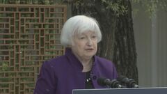 米中関係「より強固に」　米財務長官が会見　中国の過剰生産については懸念も| TBS CROSS DIG with Bloomberg