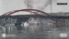 北京郊外で橋が崩落　ケーブル火災が原因か| TBS CROSS DIG with Bloomberg