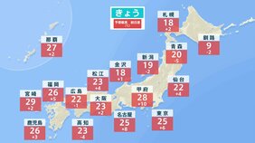 広範囲で行楽日和 関東から西で夏日続出 都心も12日ぶりに夏日予想|TBS NEWS DIG