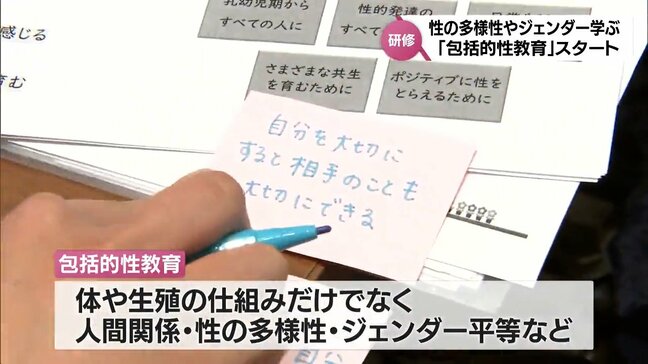 体の仕組みだけでなく、性の多様性やジェンダーなどを学ぶ「包括的性教育」　宮崎市で始まる|TBS NEWS DIG