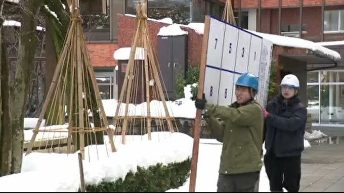 異例の短期決戦 選挙管理委員会も急ピッチ 公示４日前、ポスター掲示板を設置|TBS NEWS DIG