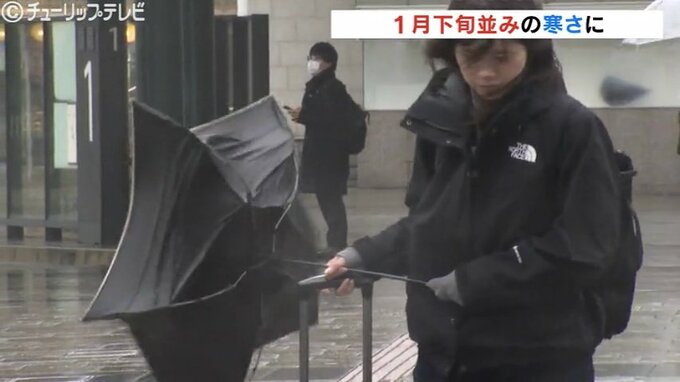 寒冷前線の影響で朝から雨　最大瞬間風速 19．8メートル観測　富山県内は広い範囲に強風注意報【雪と雨のシミュレーション】|TBS NEWS DIG
