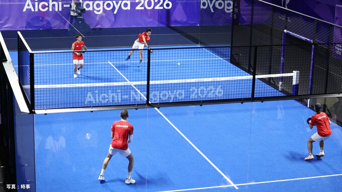 大会初採用のパデル、“二刀流”の畠山成冴・富田一輝ペアが準々決勝へ　女子ダブルスもベスト16進出【アジア大会】|TBS NEWS DIG