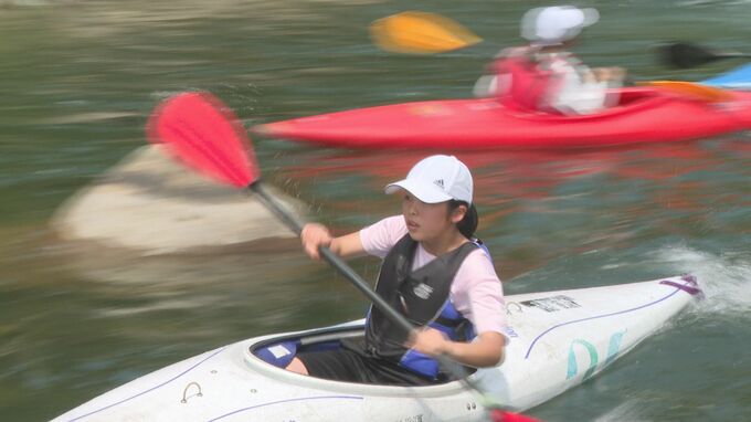 怖くてもスイスイ進めるように･･･体育の授業の一環で小中学生がカヌー体験　山口・萩　|　山口のニュース・天気・防災｜tys NEWS｜ｔｙｓテレビ山口
