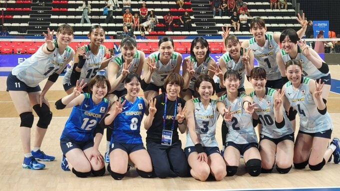 古賀紗理那「しっかり駆け引きした」 3得点の司令塔・岩崎こよみは誕生日の息子へ「おめでとう」 【ドイツ戦後コメント】|TBS NEWS DIG