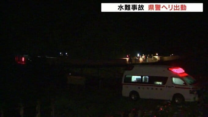 夜間の救助難航 県警ヘリ「つるぎ」要請 川が急に増水し釣り人が中州に取り残される 富山・常願寺川　|　富山のニュース｜天気・防災｜チューリップテレビ