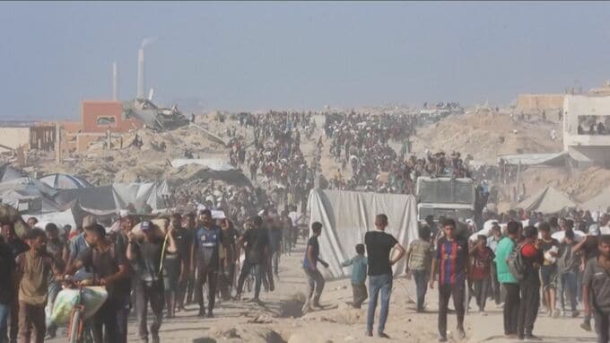 イスラエル軍　ガザ住民の強制移住準備　大規模作戦前に