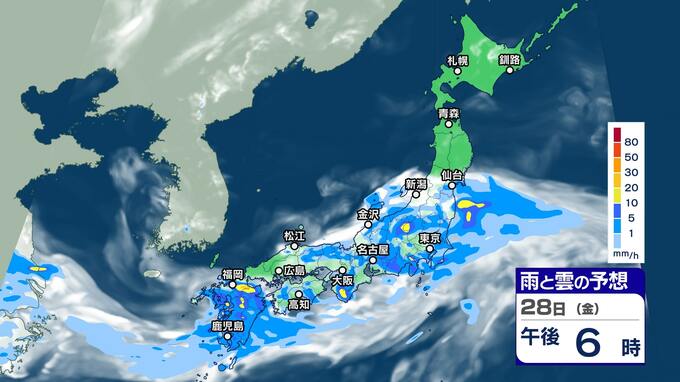 静岡県で “線状降水帯” 発生情報　九州北部は大雨災害の危険度が高まる【雨と雲の動きシミュレーション】西日本は土砂災害に厳重警戒　|　富山のニュース｜天気・防災｜チューリップテレビ