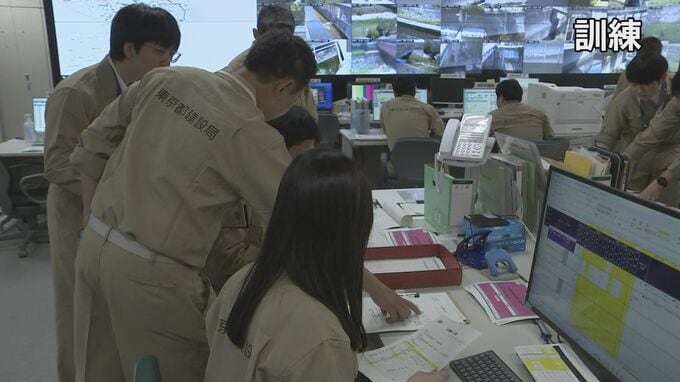 大雨シーズン前に関東圏で「洪水情報伝達訓練」 河川の水位情報のスムーズな伝達の手順などを確認　訓練は夕方まで|TBS NEWS DIG