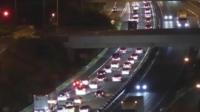 中央道　上り線・上野原IC付近　車2台の事故　上りは渋滞4㎞【午後5時45分現在】|TBS NEWS DIG