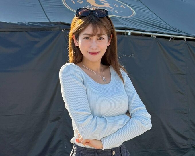 【 中川安奈 】 「巨人キャンプを見に那覇へ」「選手たちの練習を見ながら色々学ばせていただき、幸運で贅沢なひとときでした！」　プライベートで「弾丸で行ってきました」|TBS NEWS DIG