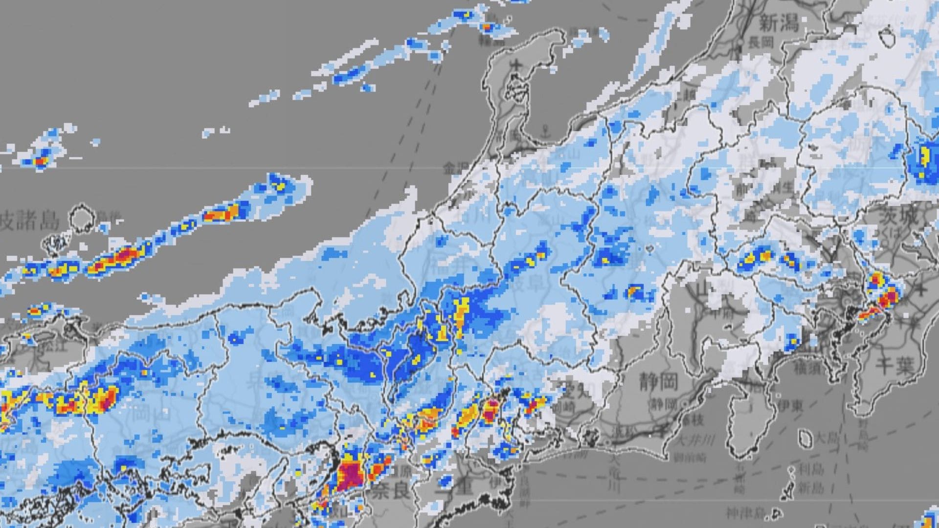 大雨情報】新潟・福井で24時間雨量80ミリ予想 北陸で雷伴う激しい雨