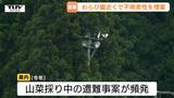 おとといから行方不明の男性 きょうの捜索でも見つからず 山菜採りに行き遭難か(山形・鶴岡市) | 山形のニュース│TUYテレビユー山形