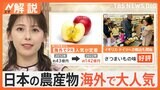 青森のりんご 台湾で爆売れ…さつまいも ヨーロッパで好評、日本の農産物を海外へ 最大級の商談会【Nスタ解説】|TBS NEWS DIG