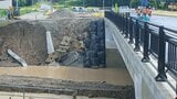 【大雨】護岸崩落の大巻橋、きのうの雨による被害拡大はなし　具体的復旧はこれから…今も通行止め続く（山形・飯豊町）|TBS NEWS DIG