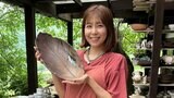 【緒方かな子】「絵でも何でも完成した瞬間が1番嬉しいですよね」 陶芸教室で作った葉っぱ型お皿を披露|TBS NEWS DIG