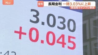 長期金利上昇　一時3.03%　30年ぶりの高い水準　原油高によるインフレ懸念などを背景に| TBS CROSS DIG with Bloomberg