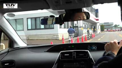 車の目線で自転車を見て！高校生を対象に自動車学校が安全教室（山形