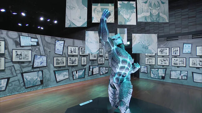 体が怪獣化した主人公が怪獣に立ち向かう人気マンガ「怪獣8号展」内覧会が開かれる|TBS NEWS DIG