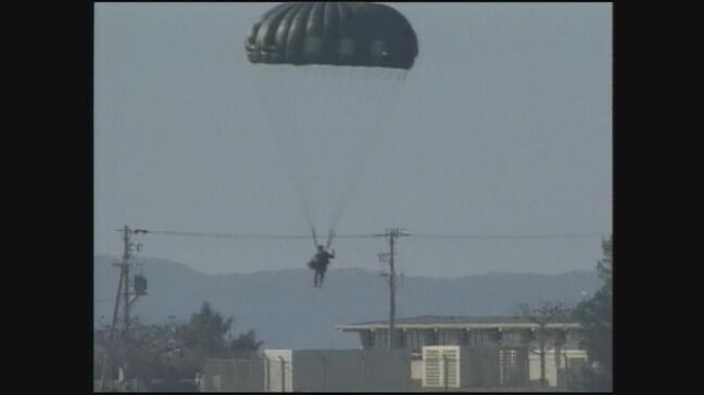 米軍 名護市大浦湾沖で17年ぶりのパラシュート降下訓練へ 辺野古移設現場近く/陸自オスプレイは県内訓練実施へ 進む基地強化|TBS NEWS DIG