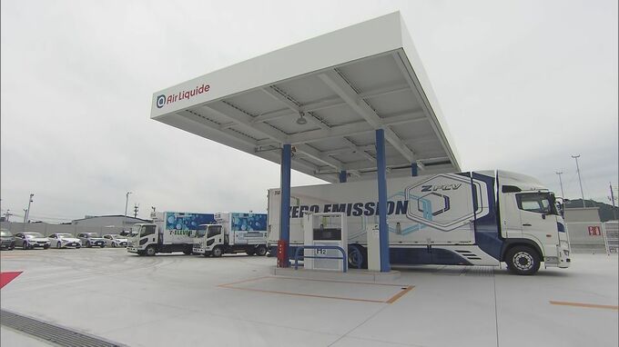 県内5か所目「水素ステーション」開所　物流中心地で水素トラックの普及に期待　福島・本宮市　|　福島のニュース│TUF