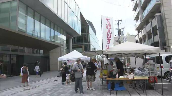 「アイス食べてポテト食べてお肉食べて」ハレノワ盛り上げよう　日限の縁日にストリートマーケット【岡山】|TBS NEWS DIG
