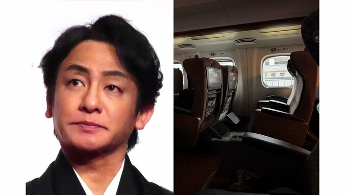 【 片岡愛之助 】　新幹線 乗車中に地震　「新幹線が品川駅で止まってしまいました」「しかも真っ暗です」　画像と共に車内から報告|TBS NEWS DIG