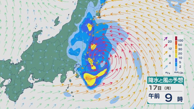 【台風情報】熱帯低気圧が大型の台風17号（ナンカー）に 北東に進んだ後は北西方向に進路変え週明けに日本に接近のおそれ  最新の進路と雨・風シミュレーション　|TBS NEWS DIG