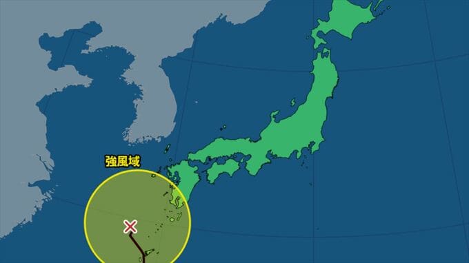 【台風情報】動きが遅くなる台風24号　前線は本州南岸付近でほとんど停滞　西日本～東日本の太平洋側を中心に広い範囲で総雨量が多くなるおそれ　【進路予想・雨と風のシミュレーション】　|　山梨のニュース | ＵＴＹテレビ山梨