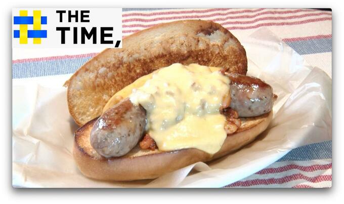 “太さ4cm”のソーセージや“真っ黒”パン…「進化系ホットドッグ」人気ナゼ？【THE TIME,】|TBS NEWS DIG