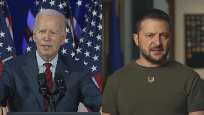 米・ウクライナ首脳電話会談　“ロシアの状況”や“ウクライナ軍の反転攻勢”について協議|TBS NEWS DIG