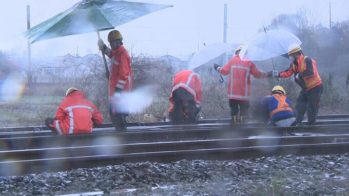 JR宇部駅構内で またケーブル切断確認、警察が捜査進める　山陽線・一時運転見合わせ（現在は解除）　|　山口のニュース・天気・防災｜tys NEWS｜ｔｙｓテレビ山口