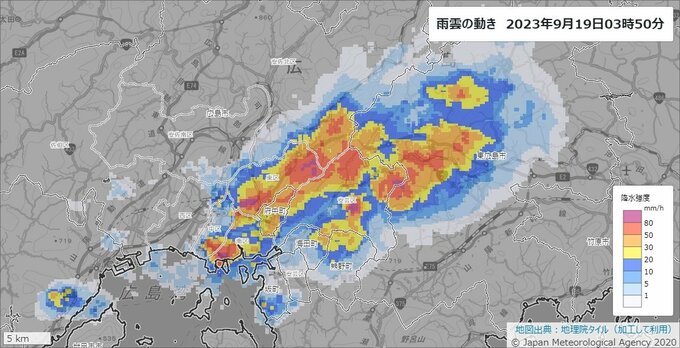 【広島市・廿日市市に大雨警報】広島湾周辺で局地的に雷を伴った猛烈な雨　浸水キキクルで一部紫のエリア　明け方まで低地の浸水に警戒　|　RCC NEWS | 広島ニュース | RCC中国放送