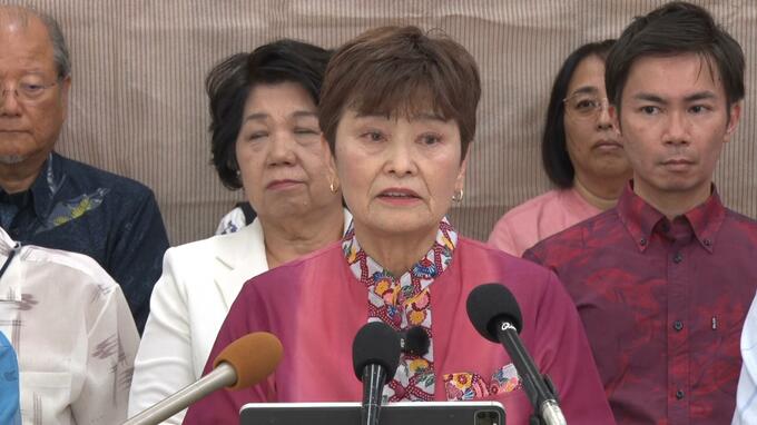 来年1月の名護市長選挙  翁長久美子市議が立候補を表明|TBS NEWS DIG