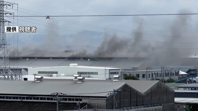 「バッテリーから火と煙が」工場で火災 7時間半後にようやく鎮火 男性作業員が顔などにやけど【続報】 TBS NEWS DIG フォトギャラリー