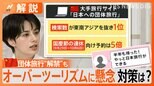中国からの団体旅行が“解禁” 一方で“オーバーツーリズム”の懸念も 観光地の対策は?【Nスタ解説】|TBS NEWS DIG