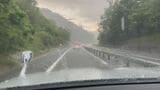 フロントガラスに“ひょう”が…大気非常に不安定 突風、落雷、急な強い雨注意 福島|TBS NEWS DIG