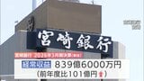 宮崎銀行 決算　2期連続の増収増益　経常収益・経常利益・純利益いずれも過去最高|TBS NEWS DIG