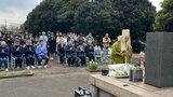 富士航空機墜落事故から61年 大分市で慰霊碑清掃と供養会 | 大分のニュース|OBS NEWS|大分放送