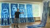 閉校した小学校活用 シンゴウムラアートプロジェクト 期間中に作品を増やしながら展示 青森・新郷村|TBS NEWS DIG