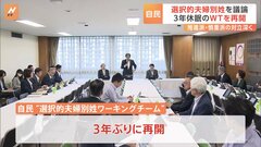 自民党、選択的夫婦別姓のワーキングチームを再開　3年前に設置も休眠状態| TBS CROSS DIG with Bloomberg