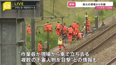 フランス高速鉄道TGVの電気設備で放火　不審人物の目撃情報も　検察当局は「組織的な犯罪」として捜査| TBS CROSS DIG with Bloomberg