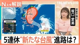 【台風25号発生へ】シルバーウィーク直撃か 関東・東海で日〜月曜に大荒れの恐れ、観測史上初レベルの「日照不足・長雨」いつまで続く?【Nスタ解説】|TBS NEWS DIG