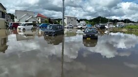 千葉豪雨で放置車両1200台超か　放置車両への追突事故も　アンダーパスでは排水ポンプが作動せず|TBS NEWS DIG