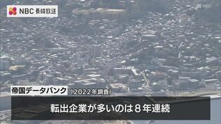 人口だけではなく “企業も 8年連続で転出超過”【長崎】 　|　長崎のニュース | 天気 | NBC長崎放送