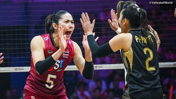 【アジア選手権】タイが大会連覇でロス五輪切符獲得!開催国・中国にフルセットの激闘の末勝利 日本は銅メダル|TBS NEWS DIG