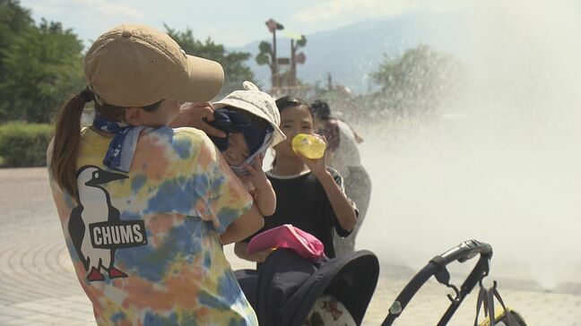 福島市などで35℃以上の猛暑日　子どもたちは噴水で水遊び　福島|TBS NEWS DIG