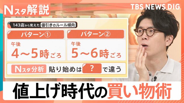値引きシールの傾向は立地で違う？“中通路”には「思わぬ出会い」値上げ時代のスーパー買い物術【Nスタ解説】|TBS NEWS DIG